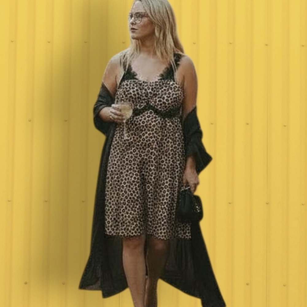 Lane Bryant Leopard Dress (Size 18) NWT